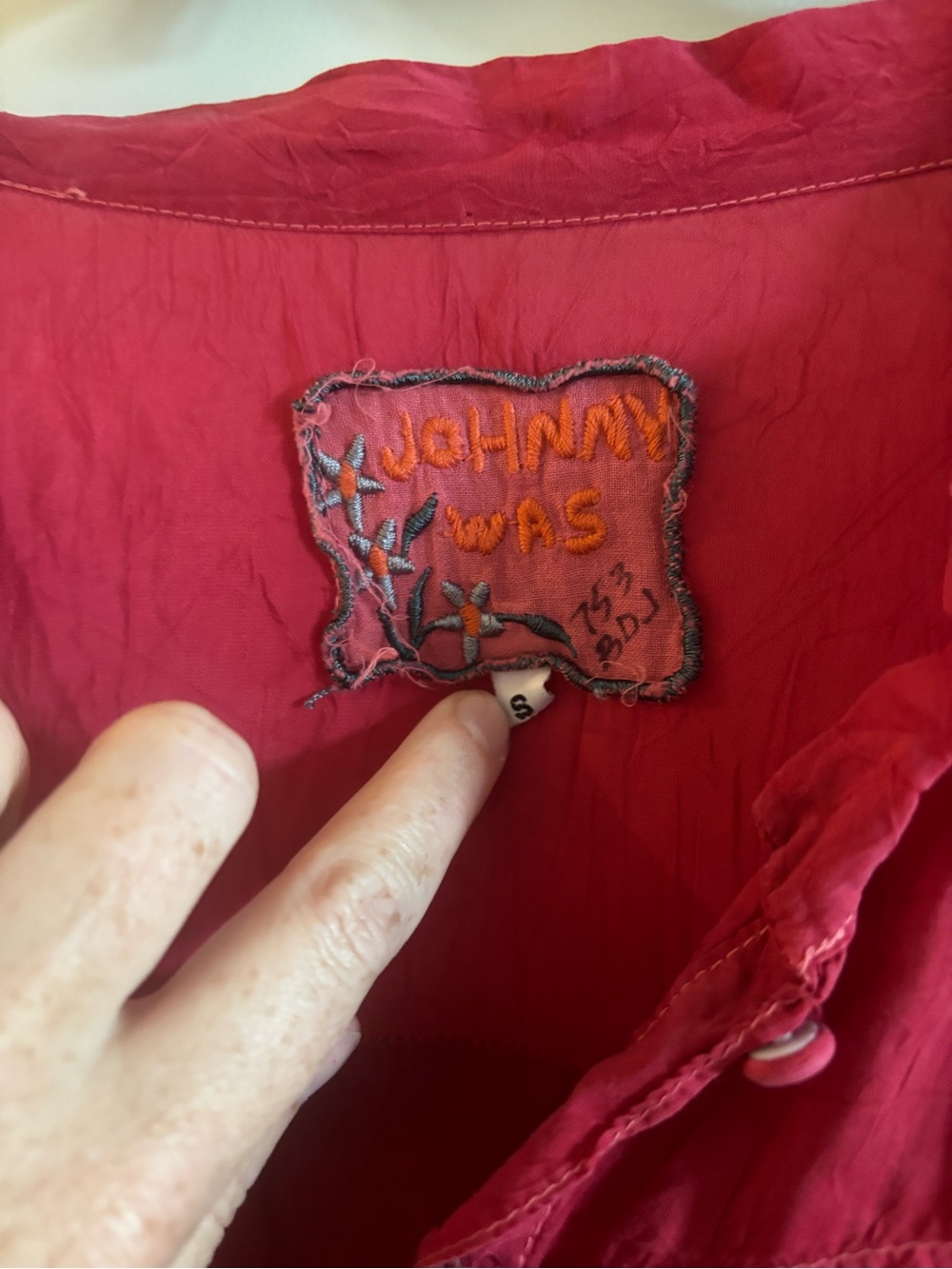 VTG Johnny Was Dress - Picture 5 of 5